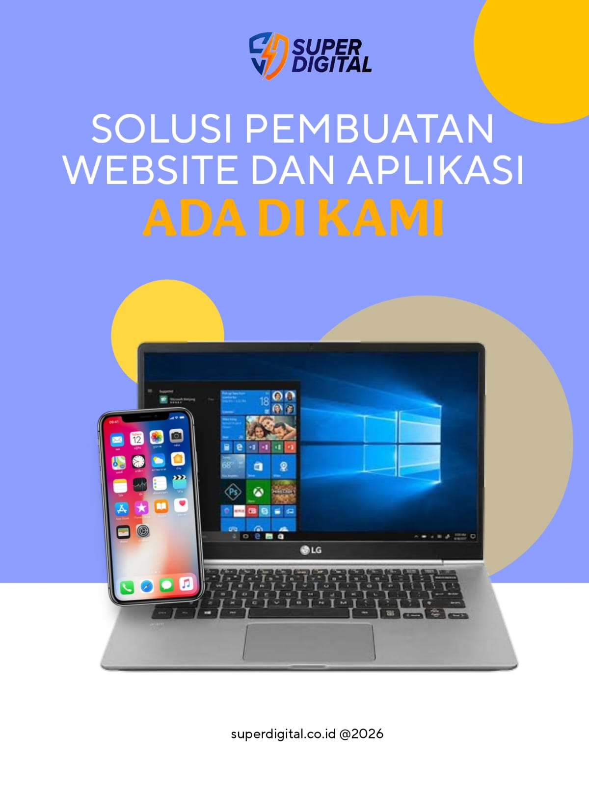 Pemesanan Pembuatan Website dan Aplikasi Super Digital